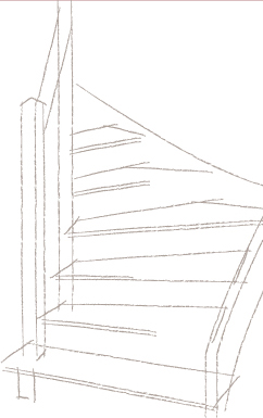Conception d'escaliers en bois artisanaux