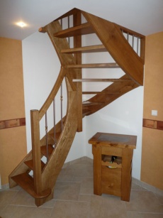 Balustres  inox et bagues laiton